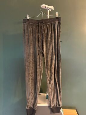 Secret Treasures Gray Velour Pajama Joggers